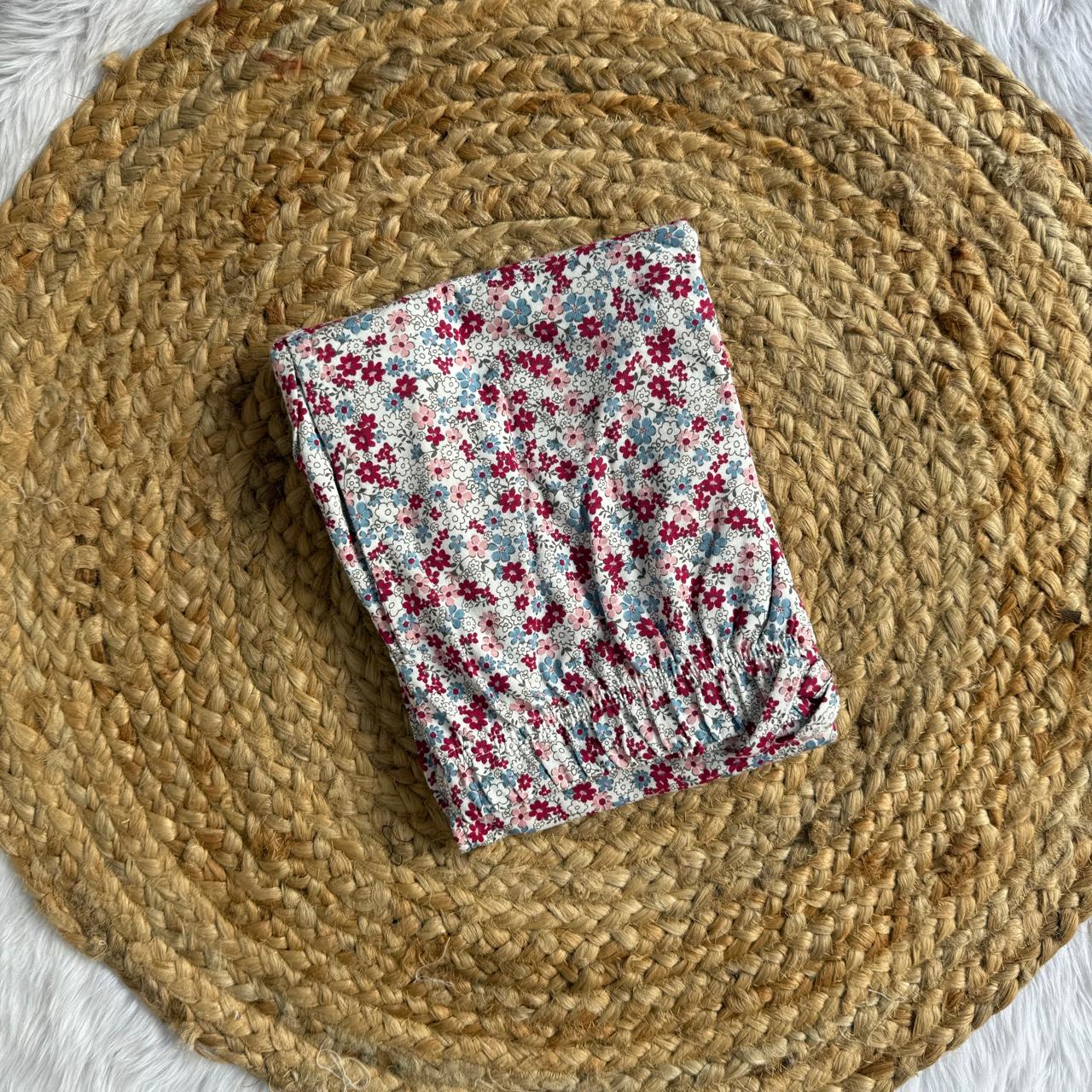 White Flowers Lounge Pant