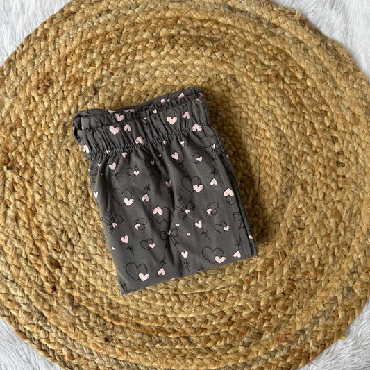 Grey Hearts Lounge Pant